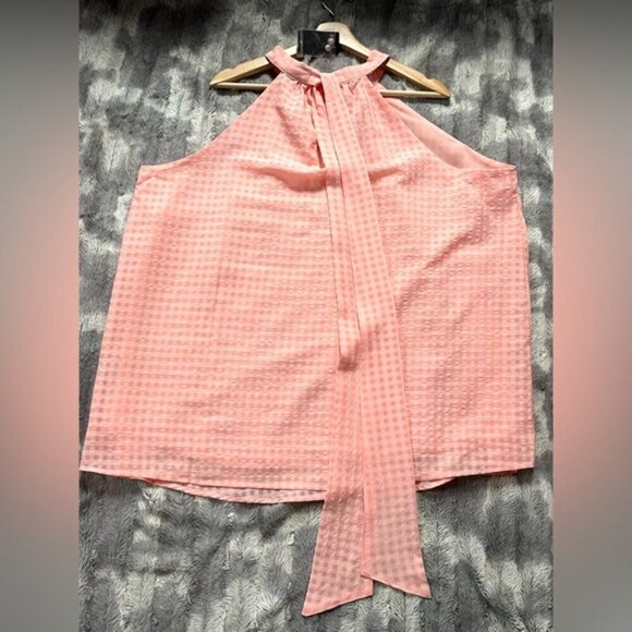 Torrid Clip Chiffon Mock Neck Halter Size 3X - Picture 4 of 11